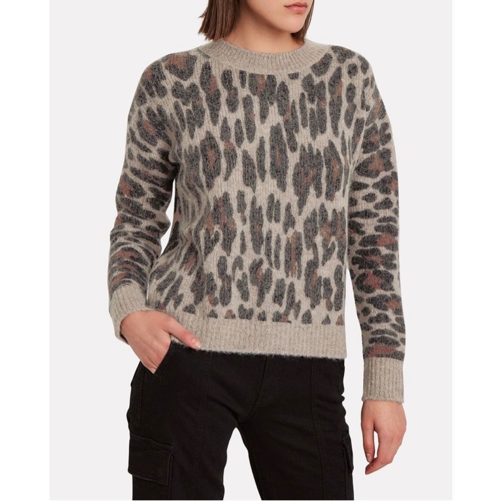 Rails | like-new Lana Leopard-Print Alpaca Sweater Alpaca Wool Large